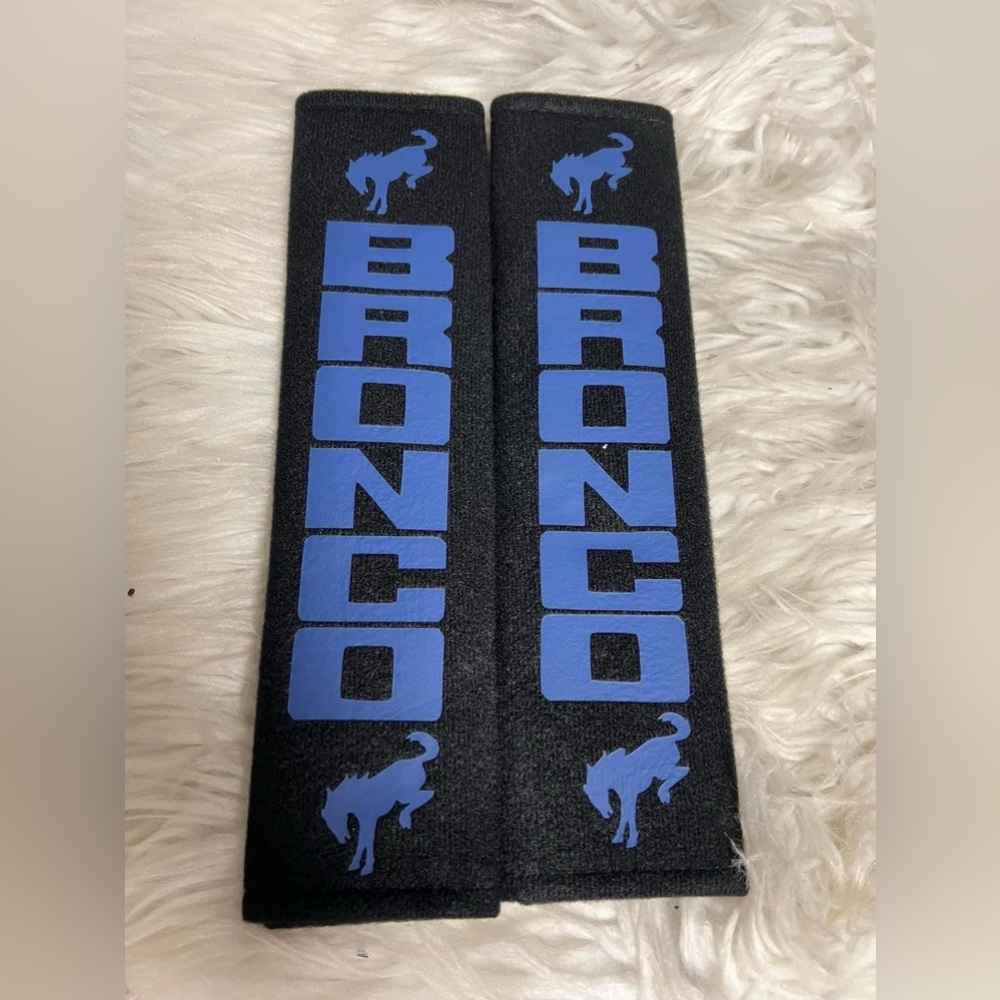 Bronco seatbelt covers